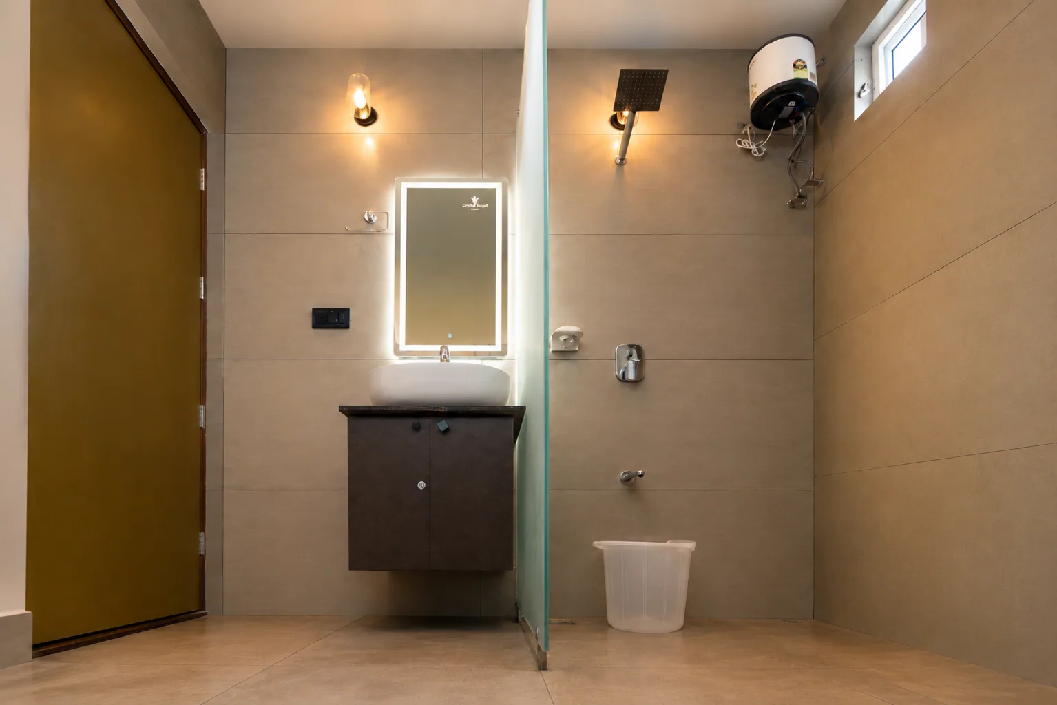 Modern attached bathroom