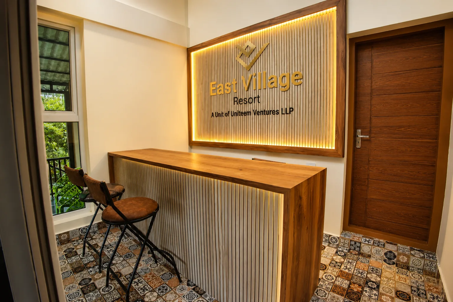 East Village Resort reception
